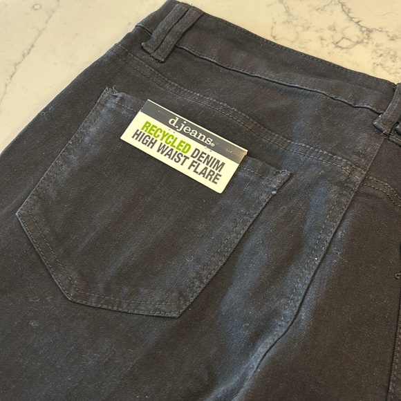NWT, d.jeans recycled, flat denim, high waisted flare, size 14 - Picture 8 of 9